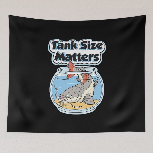 Item preview, Redtail Catfish Tank Size Matters designed and sold by DexertimaArt.
