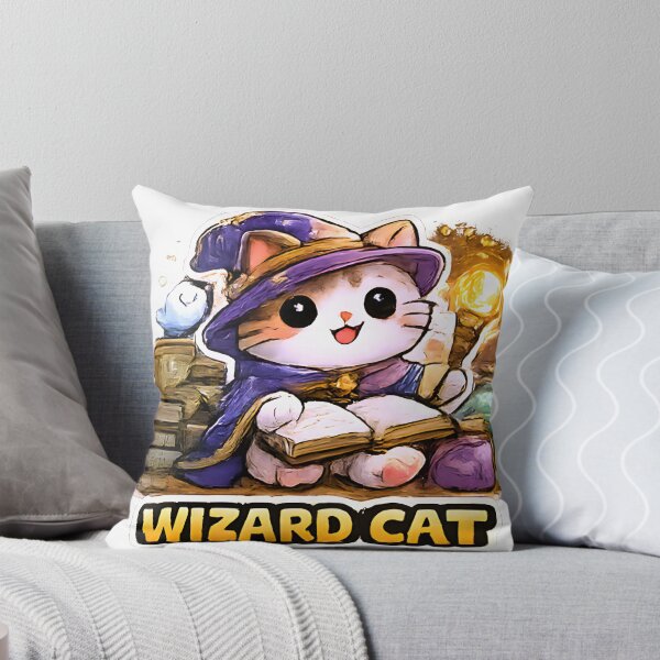 Item preview, Kawaii Cute Wizard Cat designed and sold by VictorySticker.