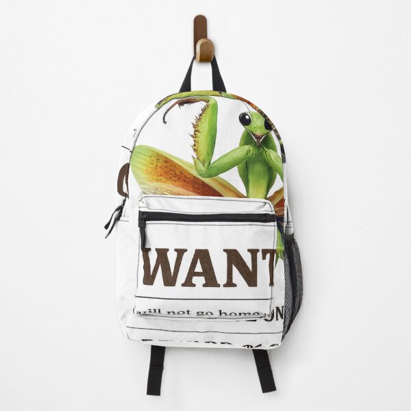 Item preview, WANTED Praying Mantis T-Shirt – I’m Not Going Home Until I Find It designed and sold by Japanese Bug Hunter.