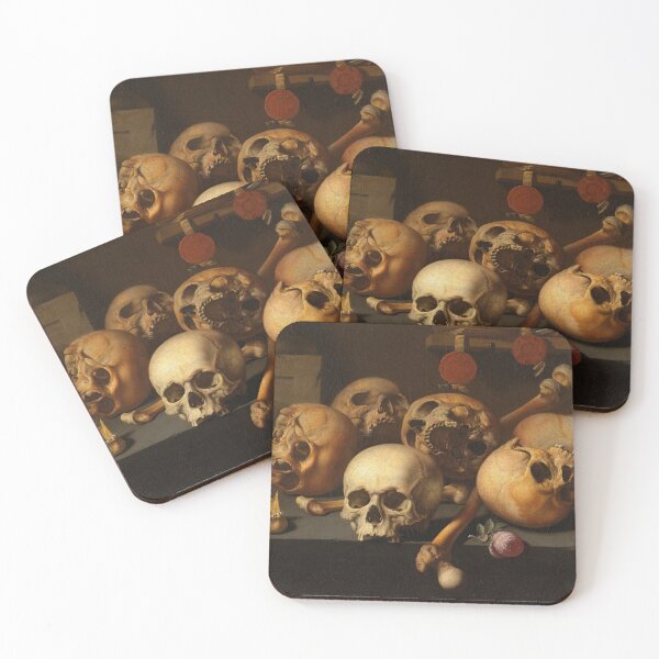 Item preview, Vanitas Still Life Print, Memento Mori, Dark Academia Wall Art designed and sold by SavageVision.