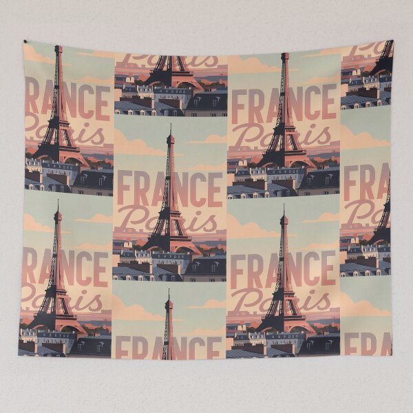 Item preview, France Travel – Paris Vintage Art designed and sold by Atlas Poster Co..