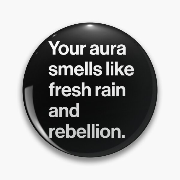 Item preview, Your Aura Smells Like Fresh Rain and Rebellion – Poetic Typography Quote designed and sold by souloff.