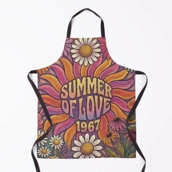 Item preview, Summer of Love 1967 Retro Psychedelic Hippie Floral Art designed and sold by Far Out Goods.