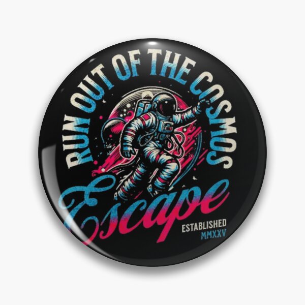 Item preview, Run Out of the Cosmos Escape - Retro Astronaut Space Adventure Art designed and sold by GenZFashion000.