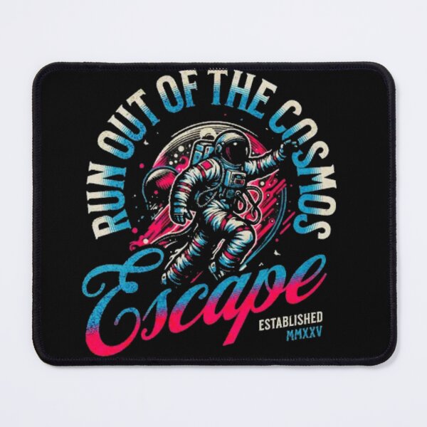 Item preview, Run Out of the Cosmos Escape - Retro Astronaut Space Adventure Art designed and sold by GenZFashion000.