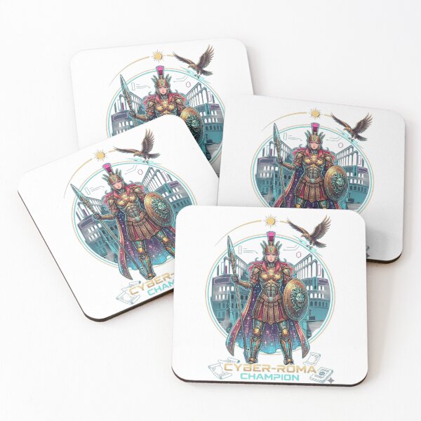 Item preview, Cyber-Roma Champion: Futuristic Roman Warrior Goddess designed and sold by Valavetvogue.