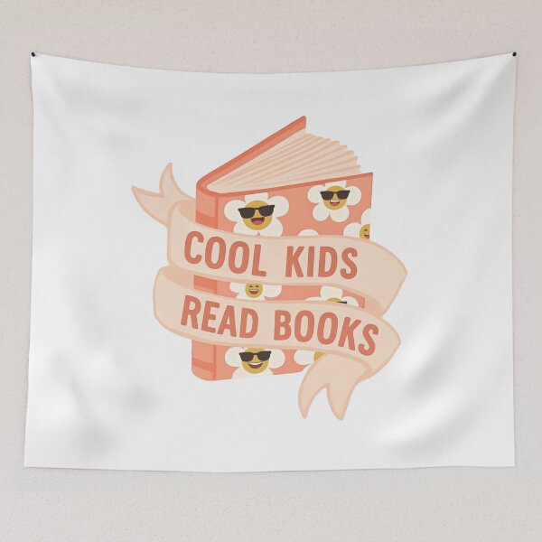 Item preview, Cool Kids Read Books Cute Owl Reading Quote designed and sold by SkeletonsDanger.