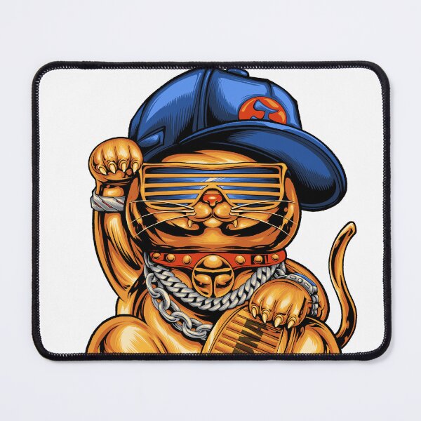 Item preview, Hip hop Fortuna cat designed and sold by mushi27.