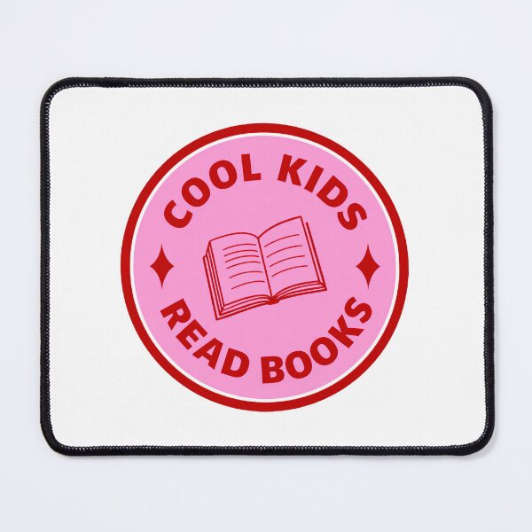 Item preview, Cool Kids Read Books Bold Red Retro Circle designed and sold by SkeletonsDanger.