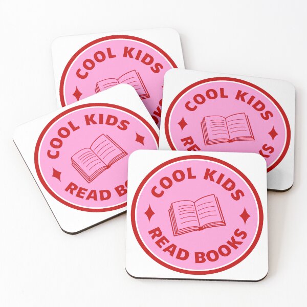 Item preview, Cool Kids Read Books Bold Red Retro Circle designed and sold by SkeletonsDanger.