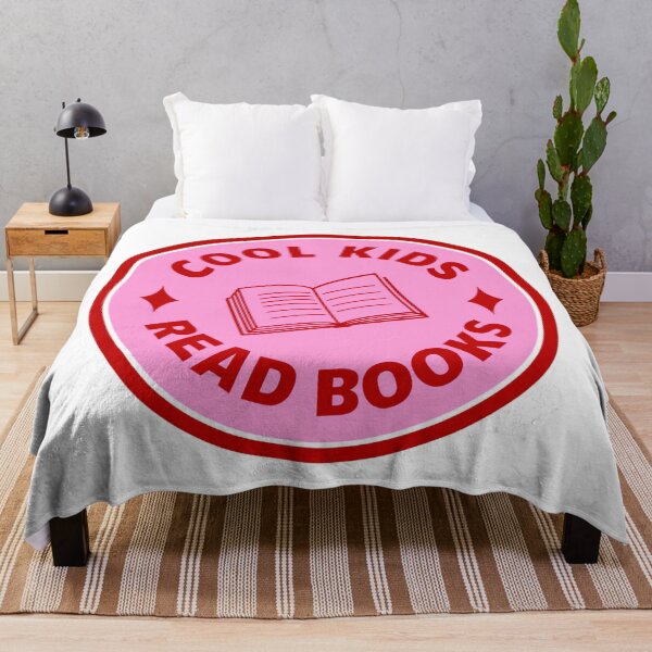 Item preview, Cool Kids Read Books Bold Red Retro Circle designed and sold by SkeletonsDanger.