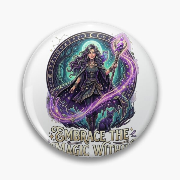 Item preview, Embrace The Magic Within: Modern Witch & Familiar Spirits designed and sold by Valavetvogue.
