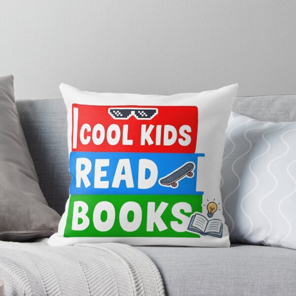 Item preview, Cool Kids Read Books Bright Block designed and sold by SkeletonsDanger.