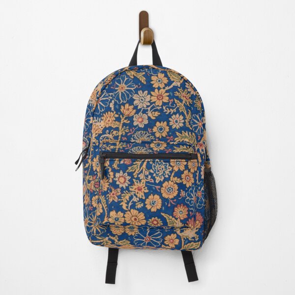 Item preview, Vibrant Blue Hungarian Folk Floral Patter designed and sold by Modern-Heritage.
