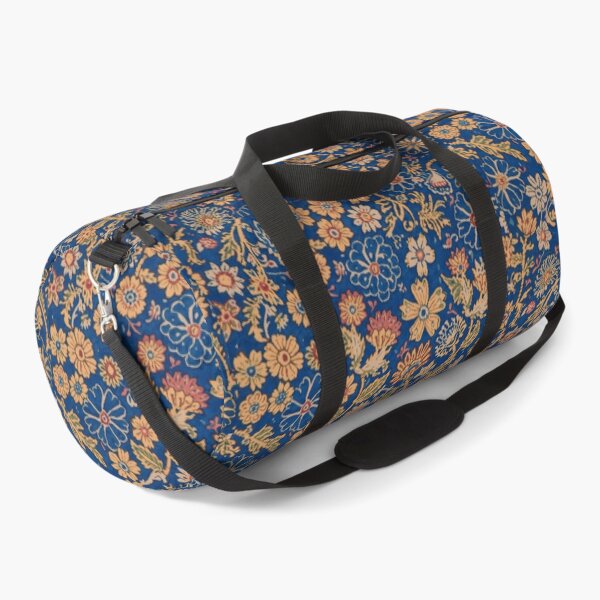 Item preview, Vibrant Blue Hungarian Folk Floral Patter designed and sold by Modern-Heritage.