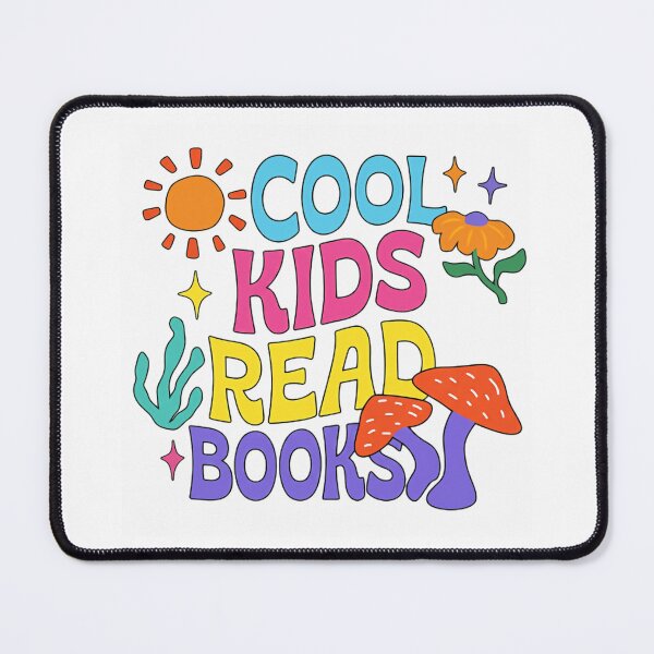 Item preview, Cool Kids Read Books Colorful Nature Reading Quote designed and sold by SkeletonsDanger.