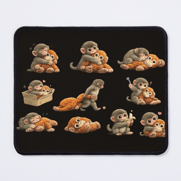 Item preview, Punch the Monkey Stickers Cute Viral Baby Monkey Wholesome & Emotional Support designed and sold by AlienTechs.