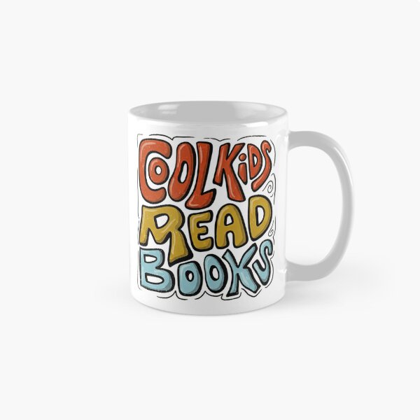 Item preview, Cool Kids Read Books Bold Hand Lettered Quote designed and sold by SkeletonsDanger.