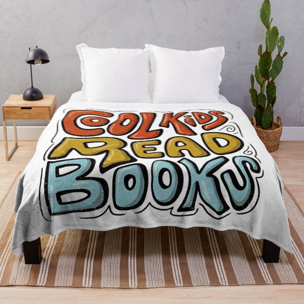 Item preview, Cool Kids Read Books Bold Hand Lettered Quote designed and sold by SkeletonsDanger.
