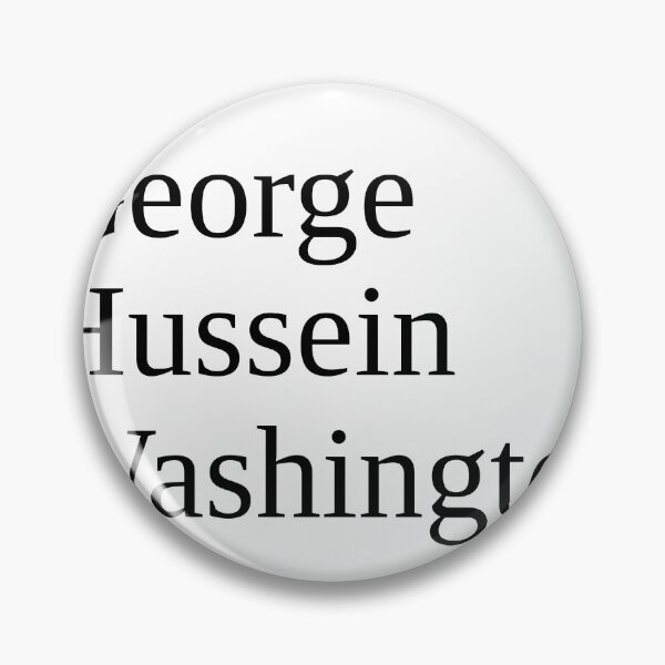 Item preview, George Hussein Washington  designed and sold by Maple Street Designs.