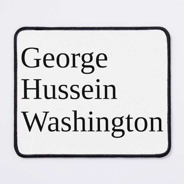 Item preview, George Hussein Washington  designed and sold by Maple Street Designs.
