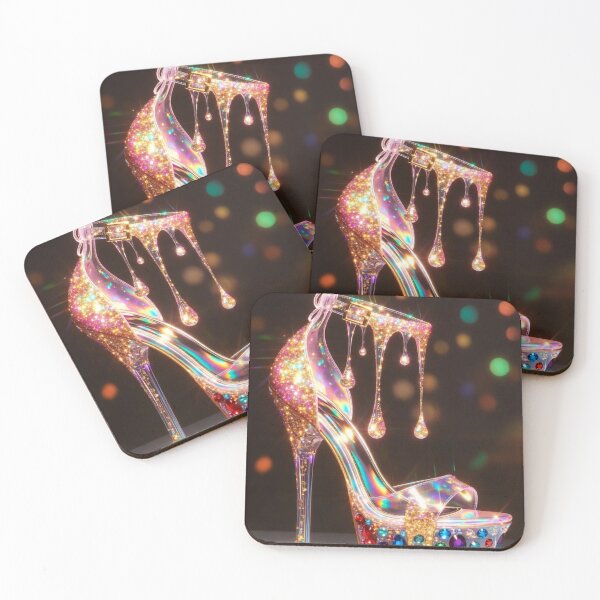 Item preview, Iridescent Crystal Stiletto Glow designed and sold by CoquetteLunaCo.