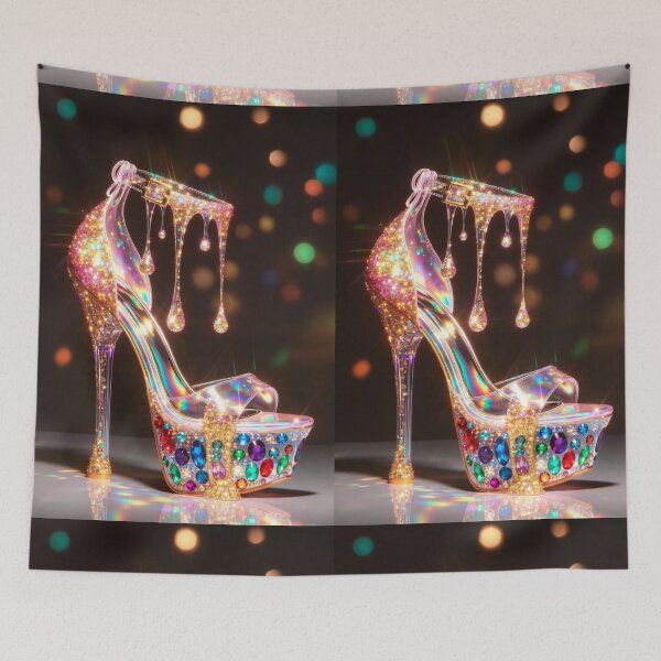 Item preview, Iridescent Crystal Stiletto Glow designed and sold by CoquetteLunaCo.