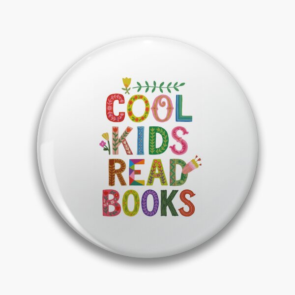 Item preview, Cool Kids Read Books Patterned Letter Reading Quote designed and sold by SkeletonsDanger.