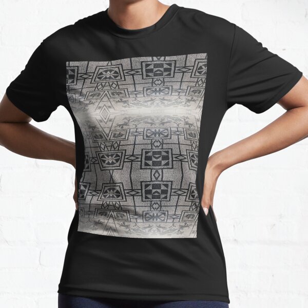 Roman Mosaic Floor in Pompeii Italy Active T-Shirt