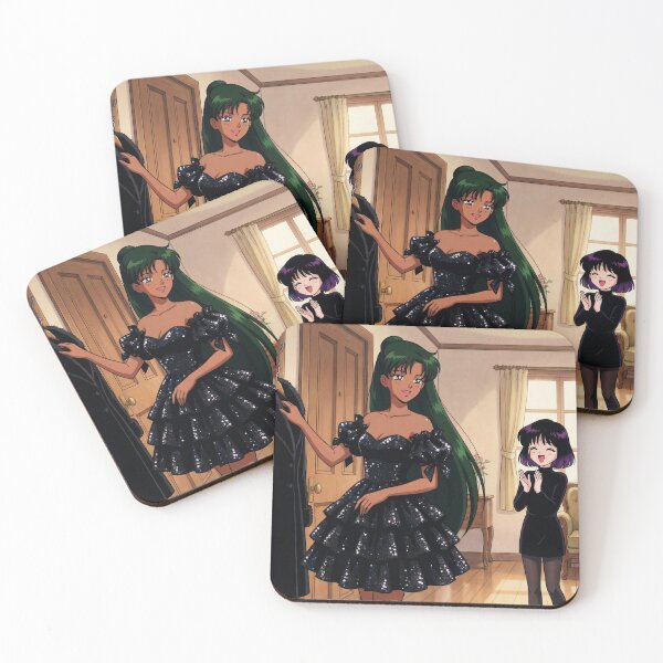 Item preview, Hotaru Cheering on Setsuna designed and sold by Solace Sparkles.