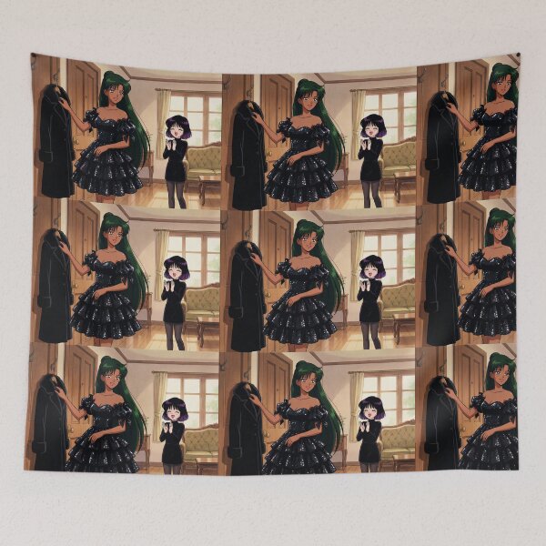 Item preview, Hotaru Cheering on Setsuna designed and sold by Solace Sparkles.