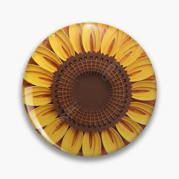 Item preview, Sunflower Bloom Icon v2 — Paper-Cut Layers 29 designed and sold by pumsquare.