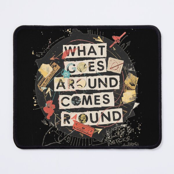 Item preview, What Goes Around Comes Around – Dark Street Collage designed and sold by ConfuseLab Alt.