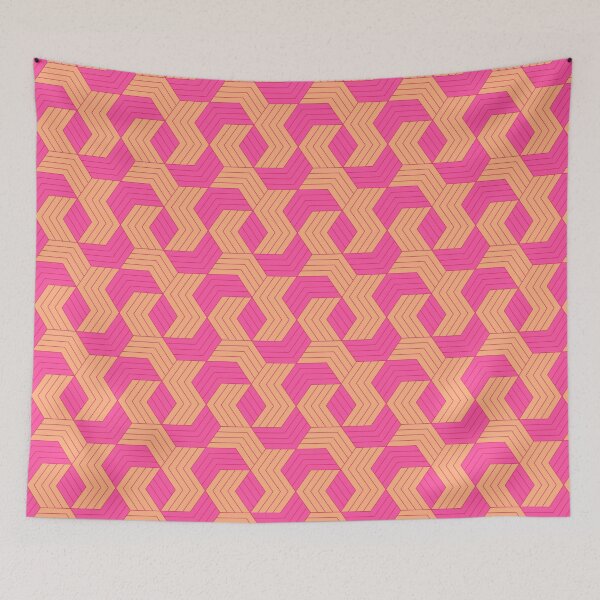 Item preview, Minimalistic Honey Bee Argyle Old School Honeycomb Pattern designed and sold by RoyalStarsPatts.