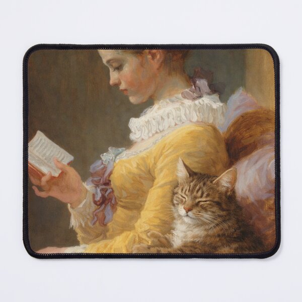 Item preview, The Reader and Her Quiet Companion designed and sold by Ocelot-T.