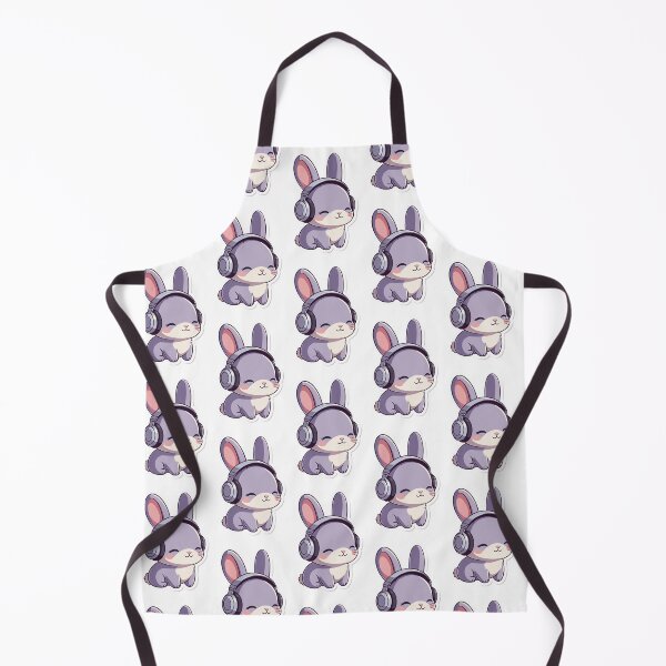 Item preview, Kawaii Rabbit Listening to Music designed and sold by ajcreation2343.