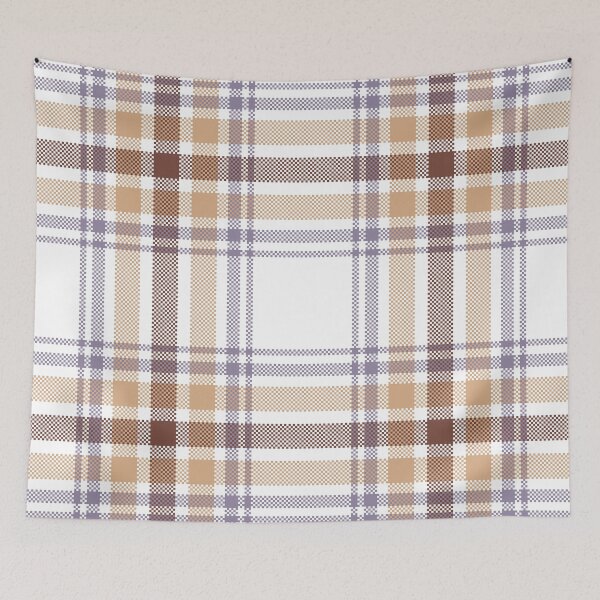 Item preview, Neutral Pastel Tartan Seamless Pattern designed and sold by PowerAntShop.