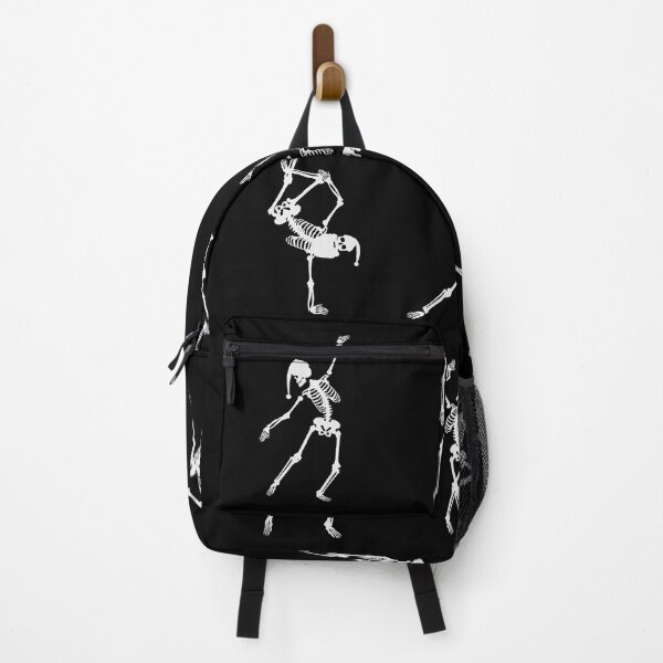 Item preview, Dancing Skeleton Pattern – Minimal Halloween Aesthetic designed and sold by ConfuseLab Alt.