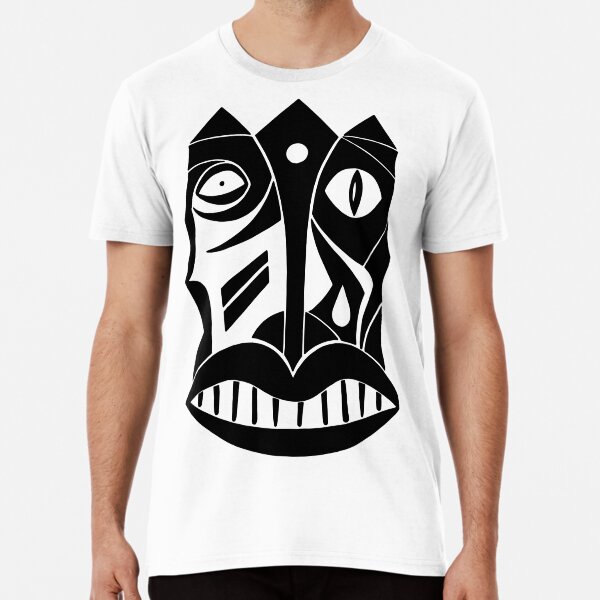 Maske Totem König Premium T-Shirt