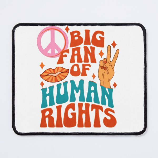 Item preview, Big Fan Of Human Rights Peace Love Justice designed and sold by SkeletonsDanger.
