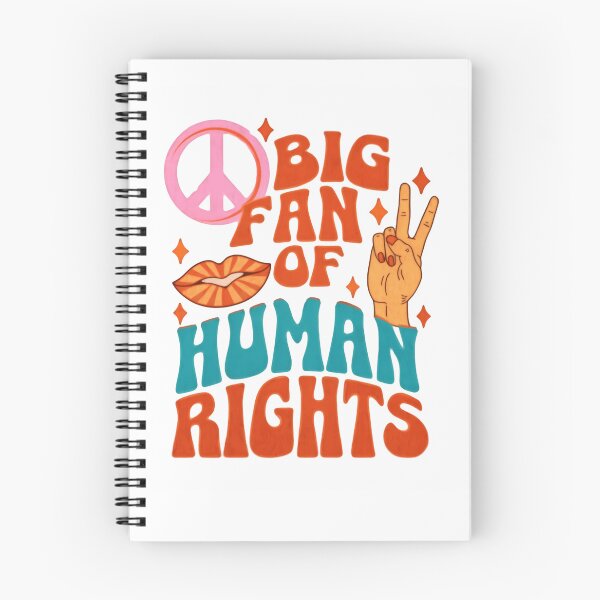 Item preview, Big Fan Of Human Rights Peace Love Justice designed and sold by SkeletonsDanger.