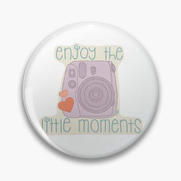 Item preview, Enjoy the Little Moments Camera – Lilac designed and sold by BibidibuDesigns.