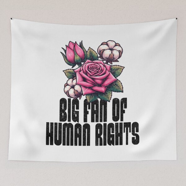 Item preview, Big Fan Of Human Rights Justice Has Power designed and sold by SkeletonsDanger.
