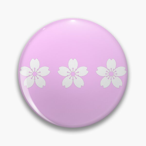 Item preview, Simple Japanese Logo - Three Sakura Cherry Blossom Silhouettes (white version) designed and sold by Studio-MiMi.