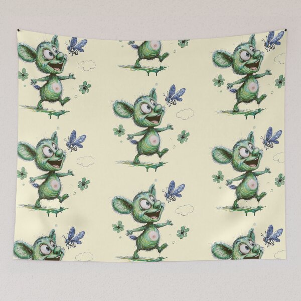 Item preview, The creatures - Happy Mouse  designed and sold by Poppflix-TM.