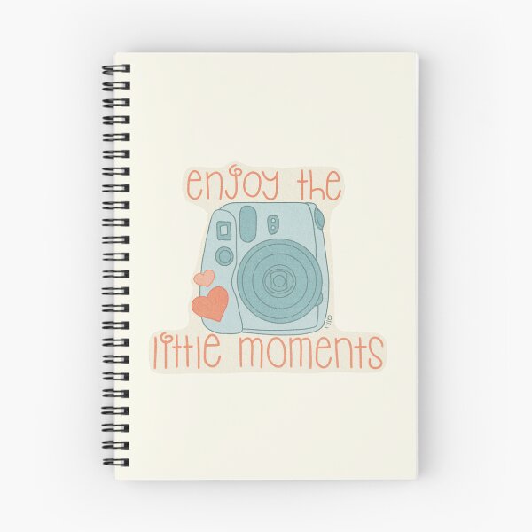 Item preview, Enjoy the Little Moments Camera – Sky Blue designed and sold by BibidibuDesigns.