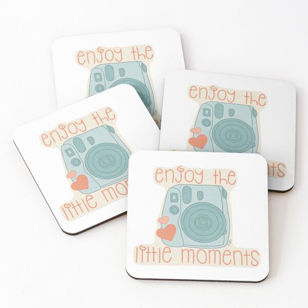 Item preview, Enjoy the Little Moments Camera – Sky Blue designed and sold by BibidibuDesigns.