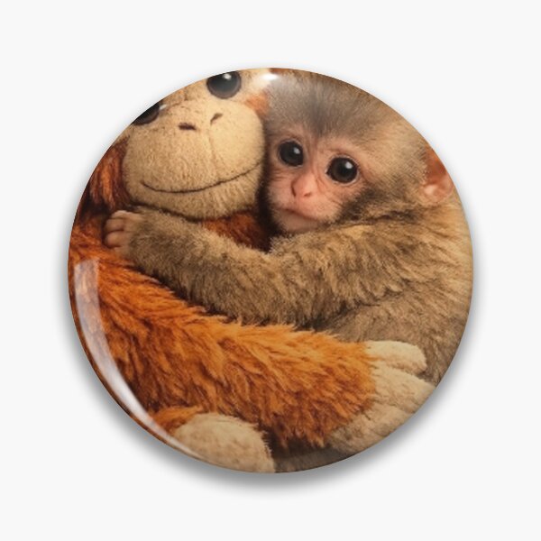 Item preview, Punch Monkey Hugging Stuffed Orangutan - Illustration  designed and sold by wilnickvisuals.