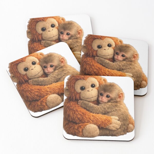 Item preview, Punch Monkey Hugging Stuffed Orangutan - Illustration  designed and sold by wilnickvisuals.