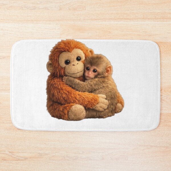 Item preview, Punch Monkey Hugging Stuffed Orangutan - Illustration  designed and sold by wilnickvisuals.
